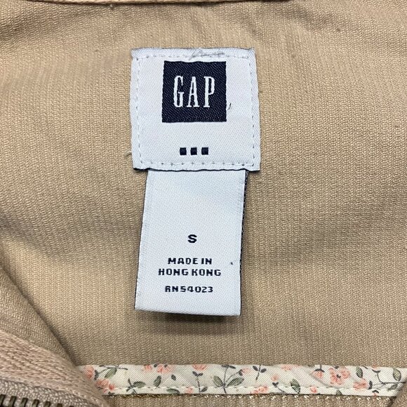 GAP Womens Corduroy Knit Full Zip Tan Jacket Size Small - Picture 2 of 13